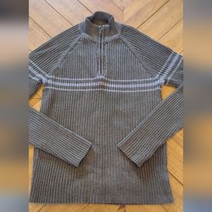 American Rag Ribbed Half Zip Sweater